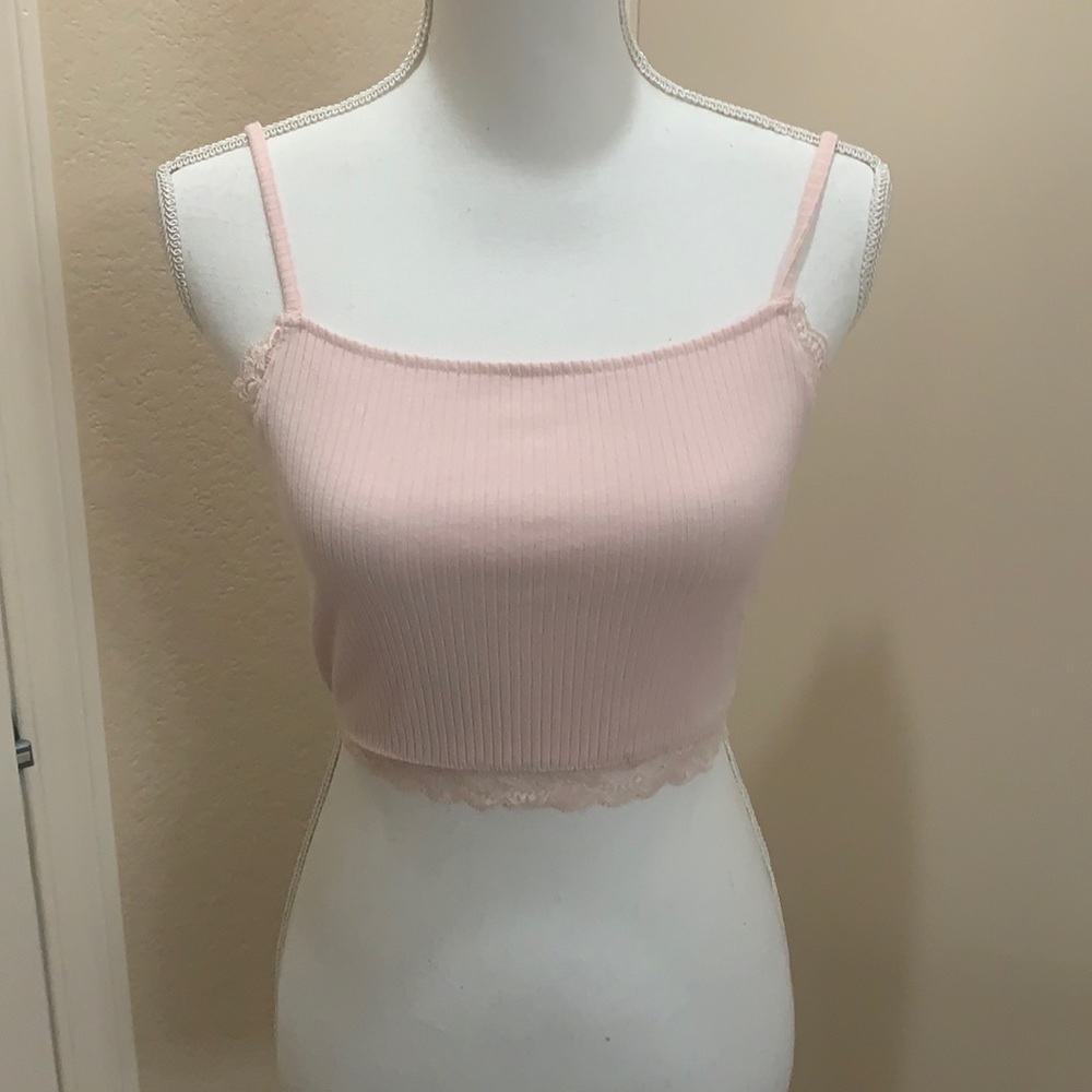 Forever 21 crop top with closure on back